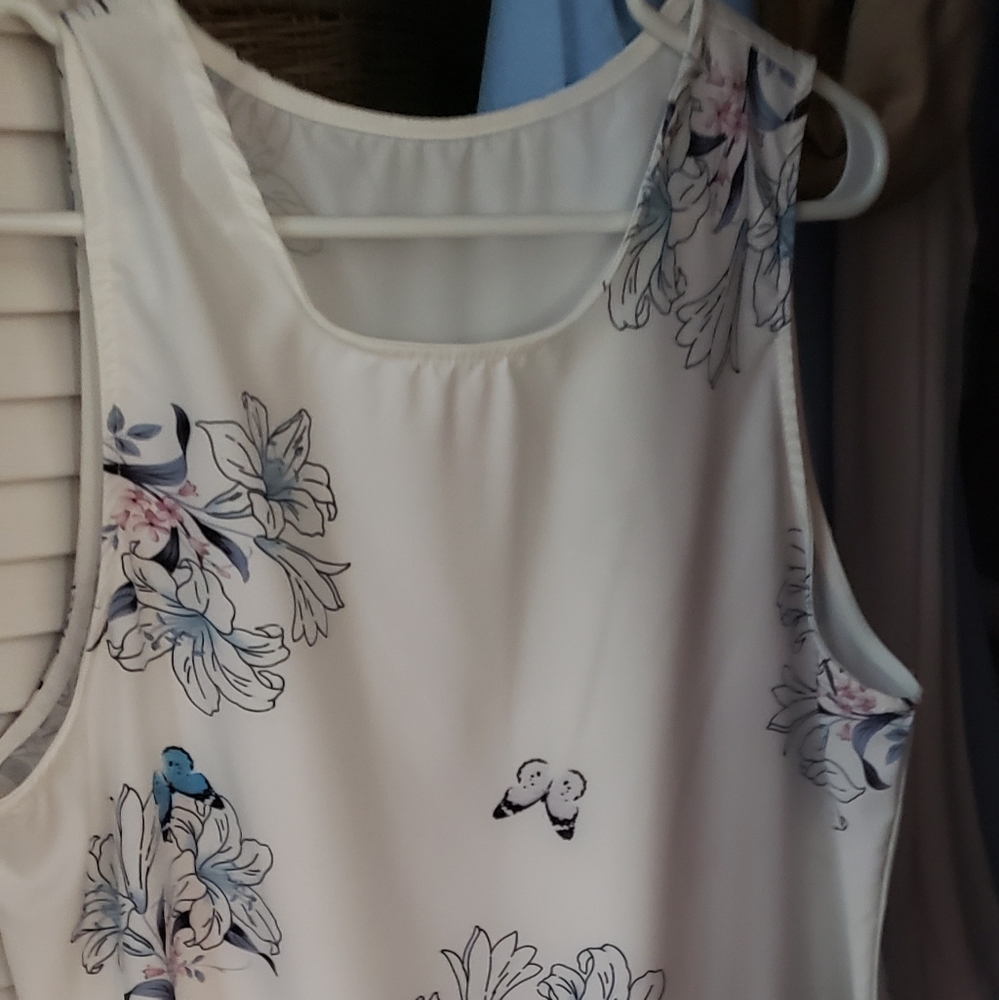 Polyester silky feel dress. Size Small/ medium.